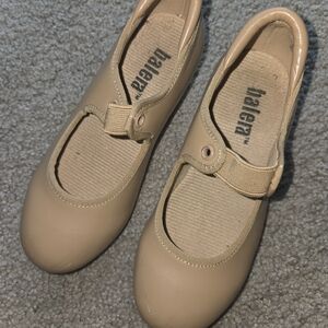 Balera - Tan Kids Dance Tap Shoes